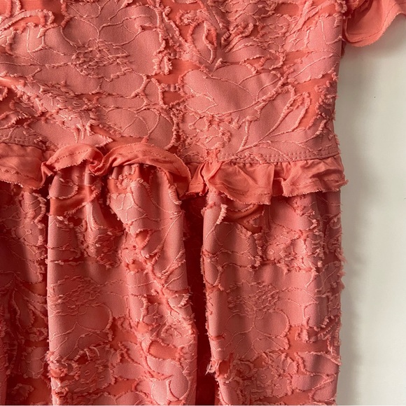 Anthropologie Ruffle Knit Mini Dress Size Small - Picture 5 of 10